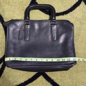 Coach Vintage Mini Briefcase black leather bag